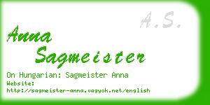 anna sagmeister business card